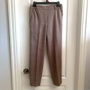 Korean Wool-Like Dress Pants Brown